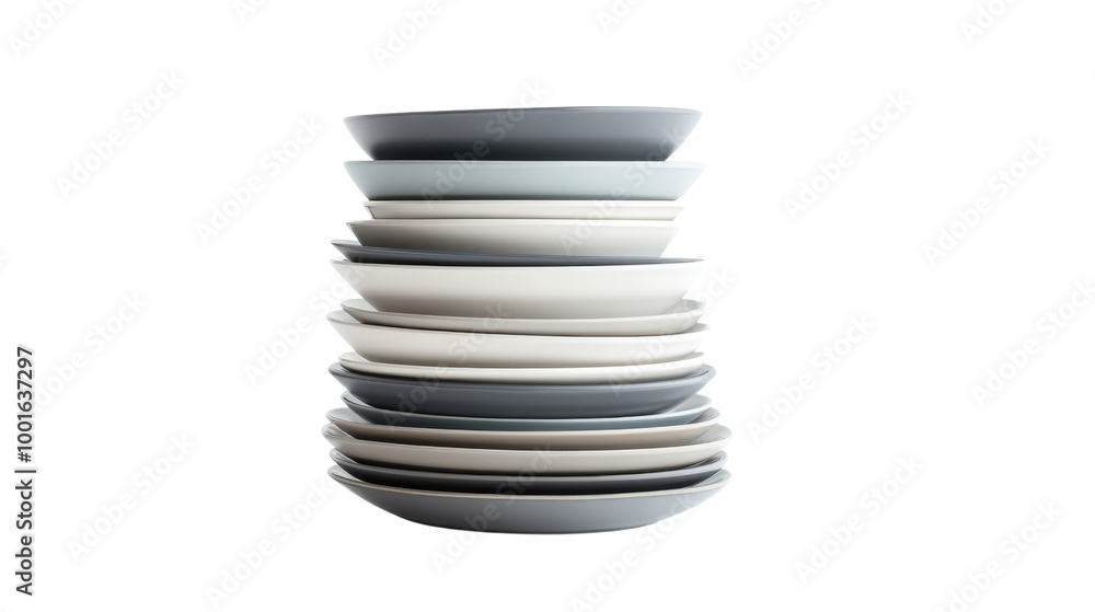 Stack of Ceramic Bowls. Stack of Ceramic Bowls.
