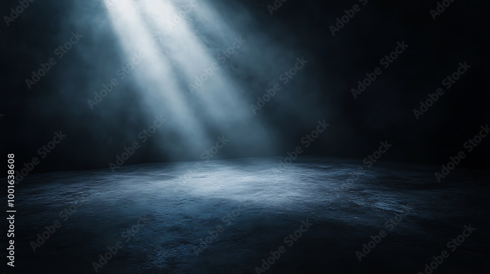 3D product table in an empty studio against a black wall. Podium for presentation. Concrete dark surface. Marble luxury countertop mockup. 3D product table in an empty studio against a black wall. Podium for presentation. Concrete dark surface. Marble luxury countertop mockup.