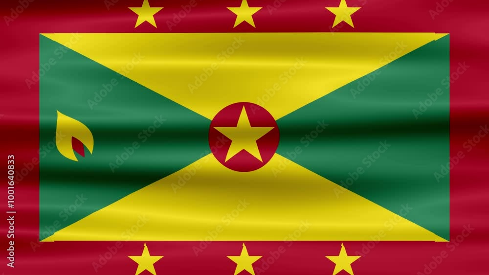 video of the national flag flying Grenada video of the national flag flying Grenada