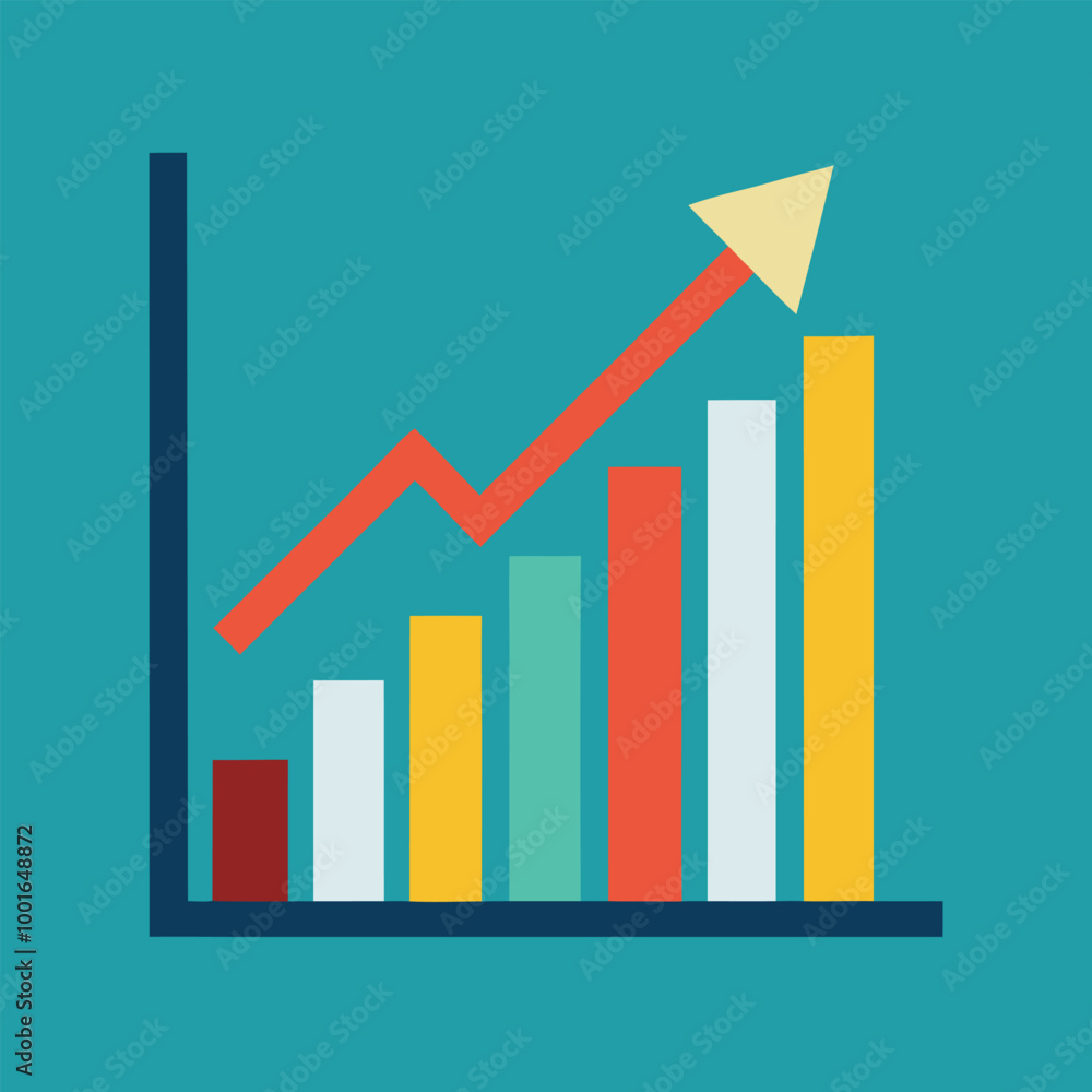 a graph showing upward trend a graph showing upward trend