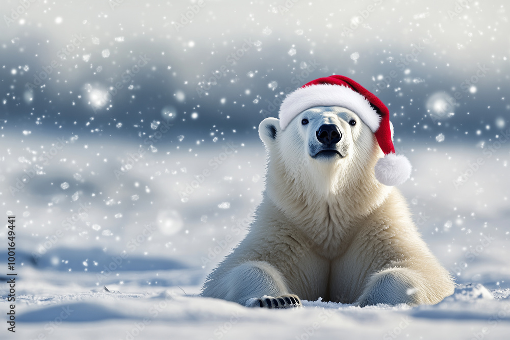 polar bear in the snow polar bear in the snow