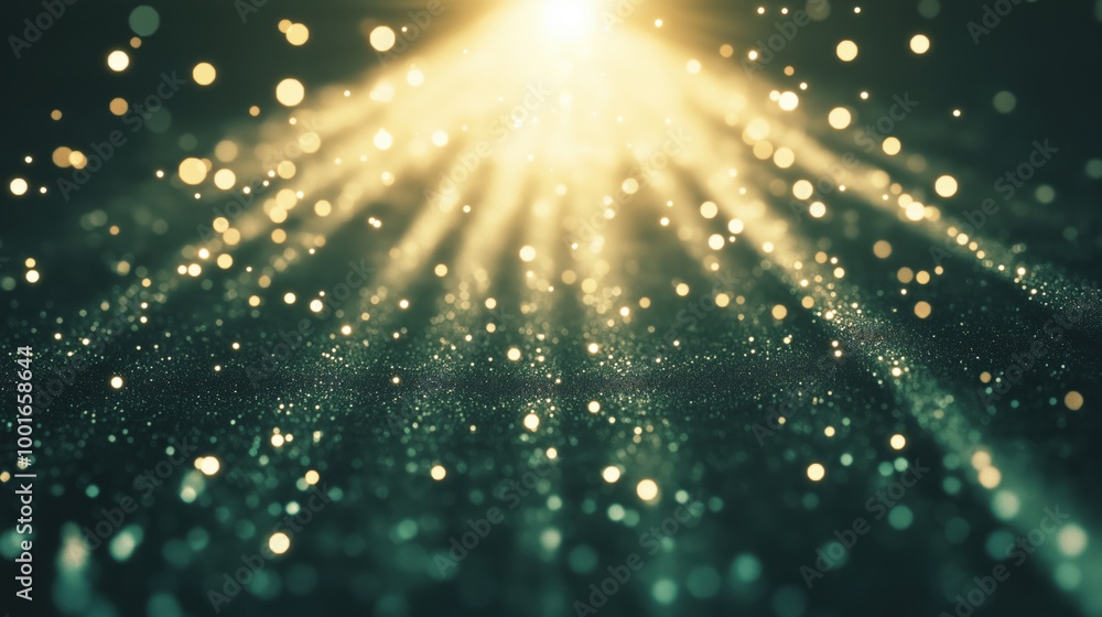 Fototapeta premium Minimalistic vintage light leaks with spring elements – abstract photography