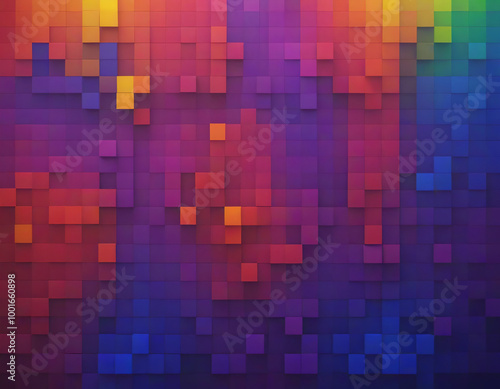 abstract background with squares