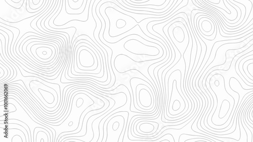 Topographic map. Geographic mountain relief. Abstract lines background. 