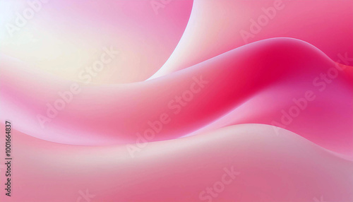 Abstract Pink and White Swirling Background