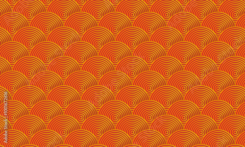Asian festive background gold wave line