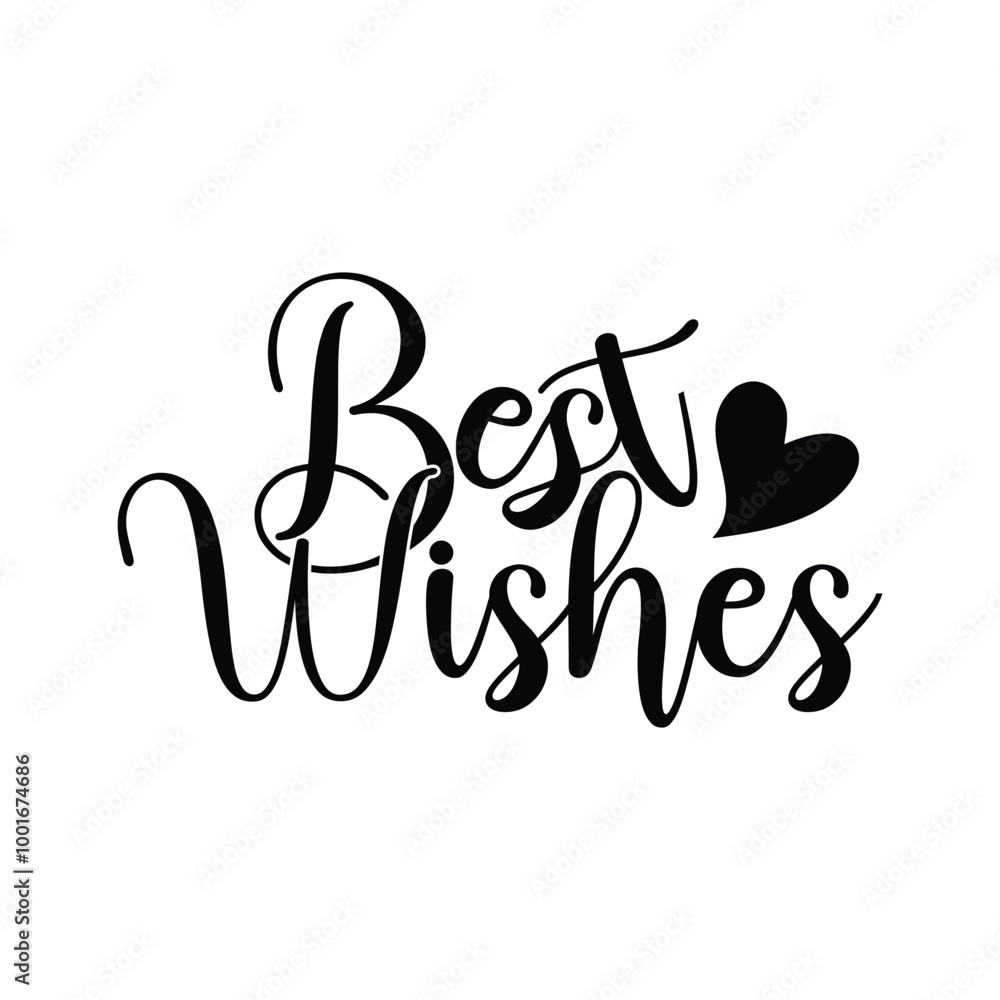 Best Wishes Calligraphic Lettering, Best Whishes Lettering, Greetings Cards Best Wishes Calligraphic Lettering, Best Whishes Lettering, Greetings Cards