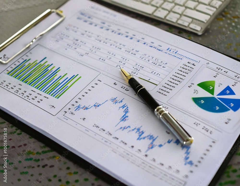 Trade documents and financial data, illustrating business transactions, market exchange, and economic activity. Trade documents and financial data, illustrating business transactions, market exchange, and economic activity.