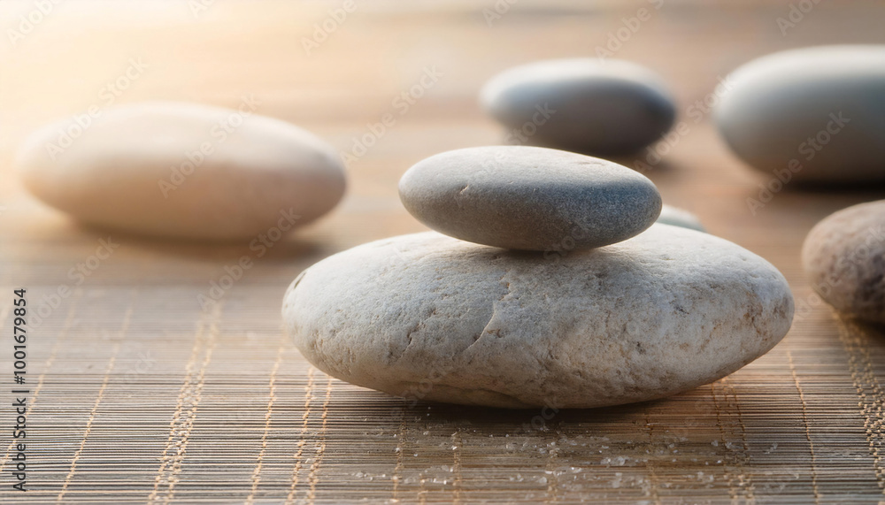 Zen and mindfulness, featuring symbols like a meditating figure, tranquil nature scenes, and Zen stones, symbolizing peace, relaxation, and mental clarity. Zen and mindfulness, featuring symbols like a meditating figure, tranquil nature scenes, and Zen stones, symbolizing peace, relaxation, and mental clarity.