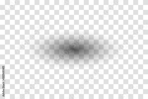 Transparent isolated oval realistic shadow for Your elements grey illustration. Vector icon in flat style