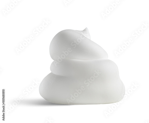 A Fluffy White Shaving foam Pile for Various Creative Uses photo