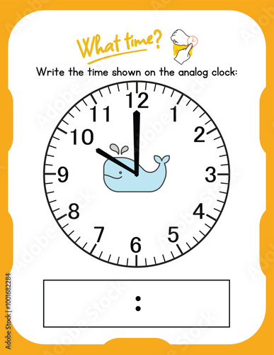 time worksheets for kids