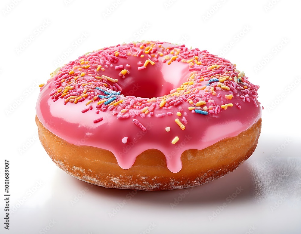 Classic Donut with Pink Glaze