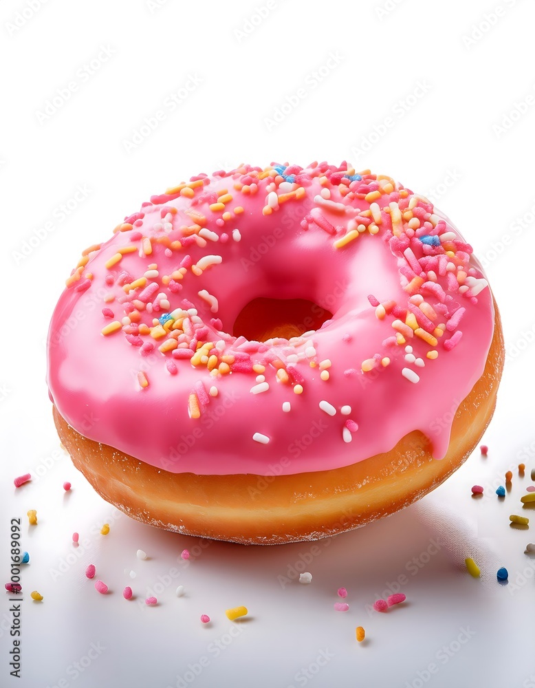 Classic Donut with Pink Glaze Classic Donut with Pink Glaze
