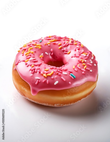 Classic Donut with Pink Glaze