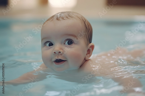 Swimming lessons for newborns focus on gentle water introduction, promoting early water comfort and building trust between baby and parent.