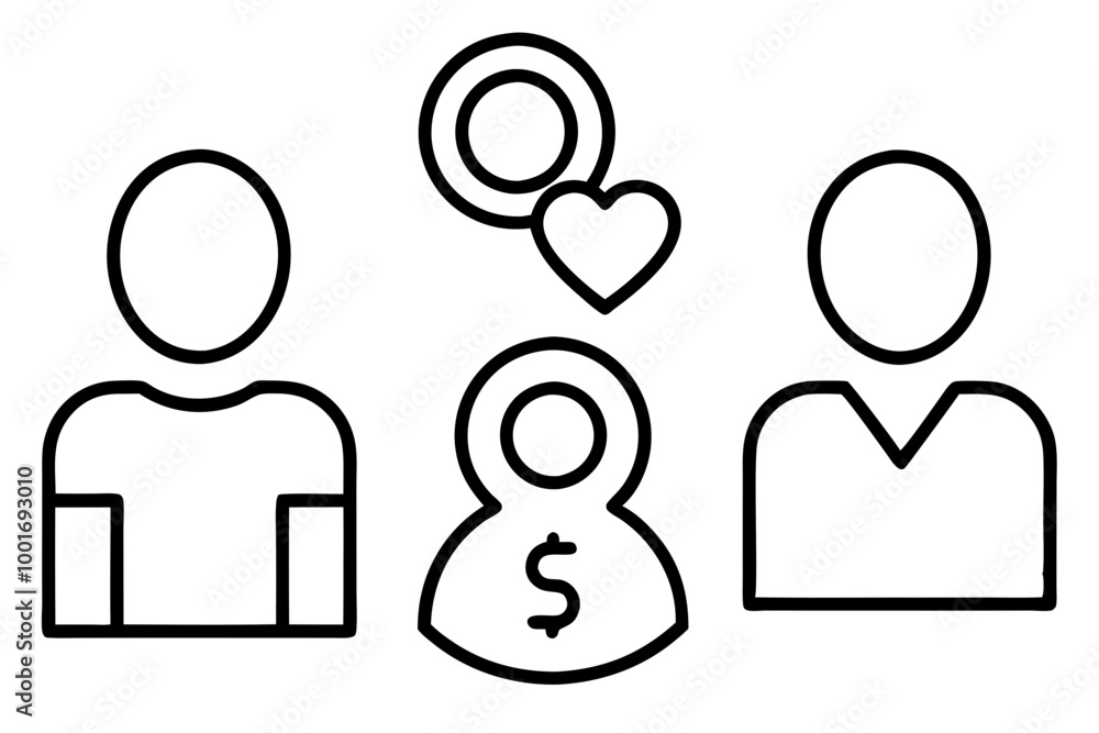 Donation icons Pixel perfect. Charity, finance, team, Donation icons Pixel perfect. Charity, finance, team,