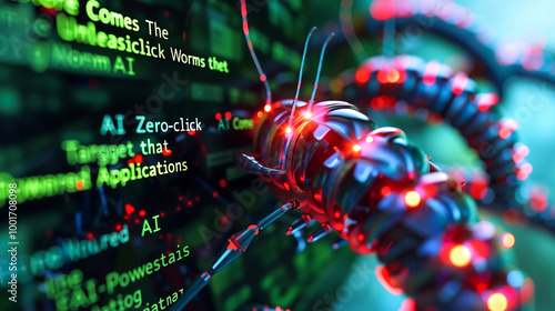 A close up of a computer screen with a bunch of wires connected to it