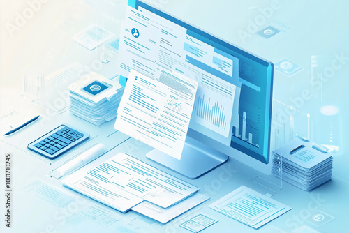 Automated data capture and categorization of financial documents, invoice and receipt management