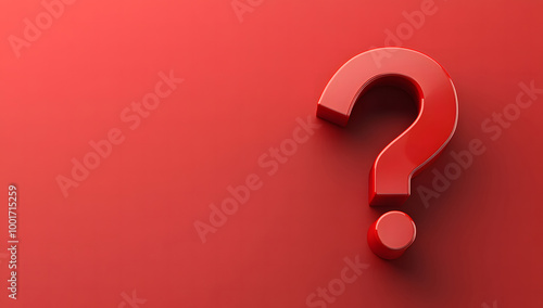 White Question Mark on Bright Yellow Background - Concept of Curiosity and Inquiry