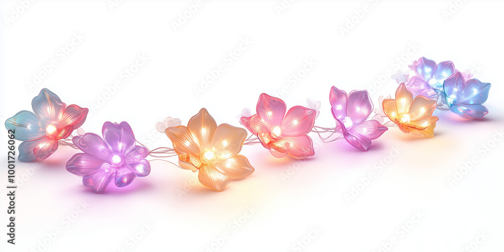 Tiny Floral Shaped String Lights for Decor Tiny Floral Shaped String Lights for Decor