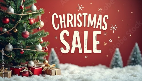 Christmas Sale social media post design