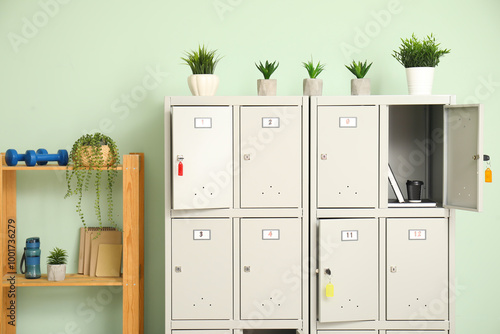 Modern locker and shelving ...