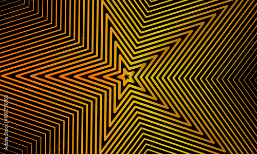 Abstract gold star elegant background