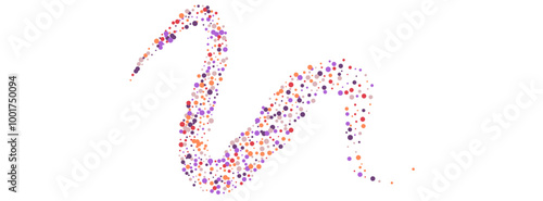 Rainbow Confetti Background White Vector. Geometric Decoration Design. Colorful Isolated. Multicolored Circle Graphic. Round Surprise Illustration.