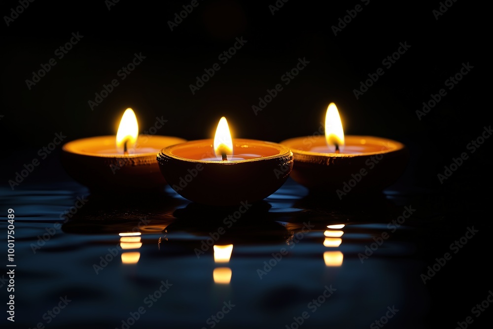 Diwali festival of lights tradition Diya oil lamps against Diwali festival of lights tradition Diya oil lamps against