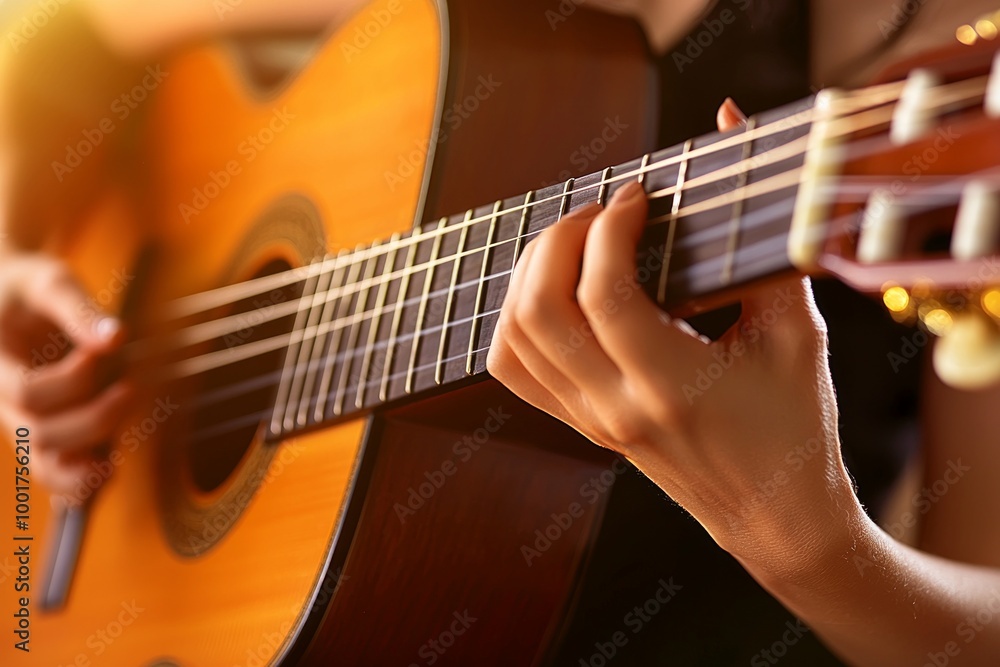 musician skillfully strums an acoustic guitar creating a harmonious sound in a warmly lit inviting room surrounded by various musical instruments. musician skillfully strums an acoustic guitar creating a harmonious sound in a warmly lit inviting room surrounded by various musical instruments.