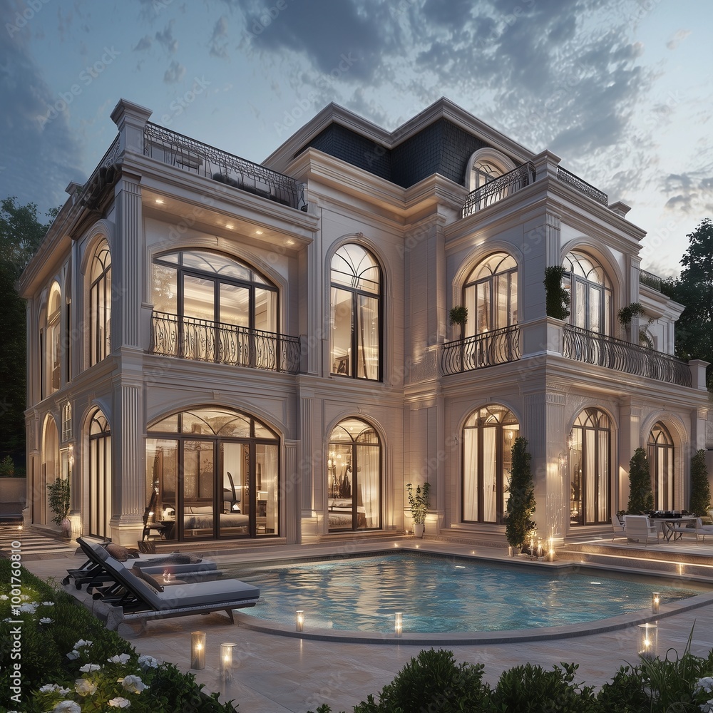 Fototapeta premium Luxury home.
