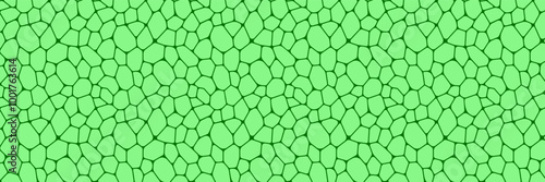 Plant cells template background vector illustration. Leaf structure wallpaper. Green plant chlorophyll texture for organic wallpapers, eco, agro and scientific design. seeds repeated backdrop