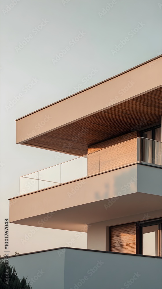 Modern Minimalist House with Flat Roof Design Modern Minimalist House with Flat Roof Design