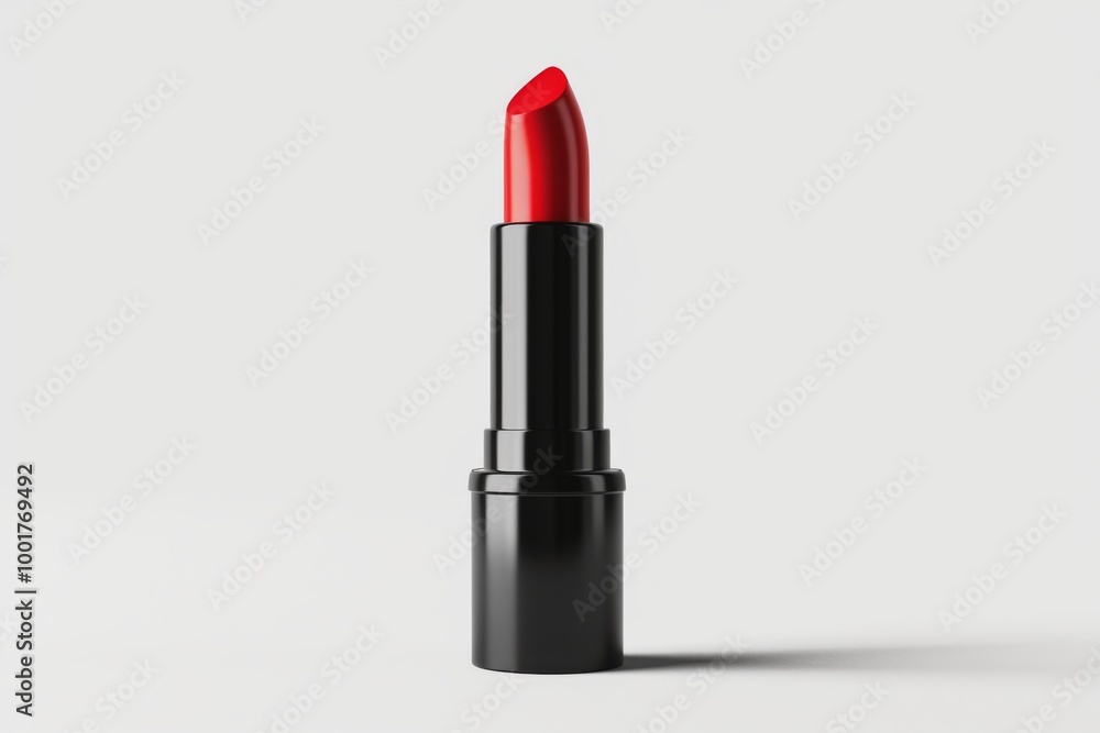 Red Lipstick Tube - Beauty Product Photography Red Lipstick Tube - Beauty Product Photography