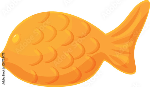 Sweet taiyaki cake, a popular street food snack in japan, looking delicious