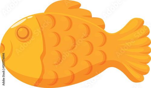 Fish shaped pastry representing south korean culture, bungeoppang is a popular street food