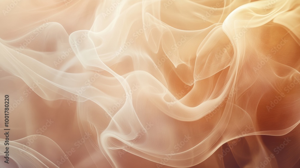 Swirling abstract patterns of smoke in deep coffee tones create a mesmerizing visual experience during a calm afternoon. Generative AI Swirling abstract patterns of smoke in deep coffee tones create a mesmerizing visual experience during a calm afternoon. Generative AI