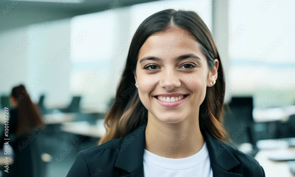 portrait of a smiling business woman portrait of a smiling business woman