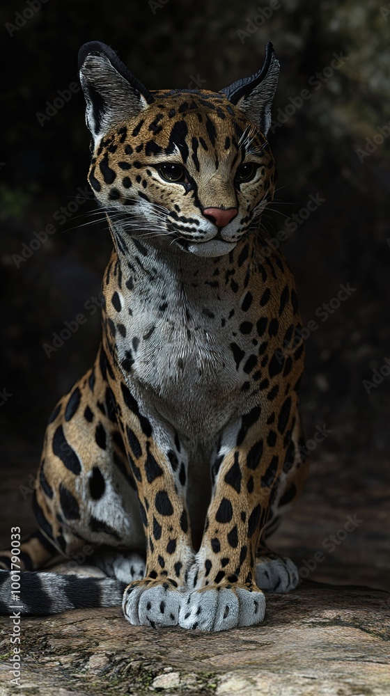 Ocelot Portrait: A Close-Up Look at a Wild Cat Ocelot Portrait: A Close-Up Look at a Wild Cat