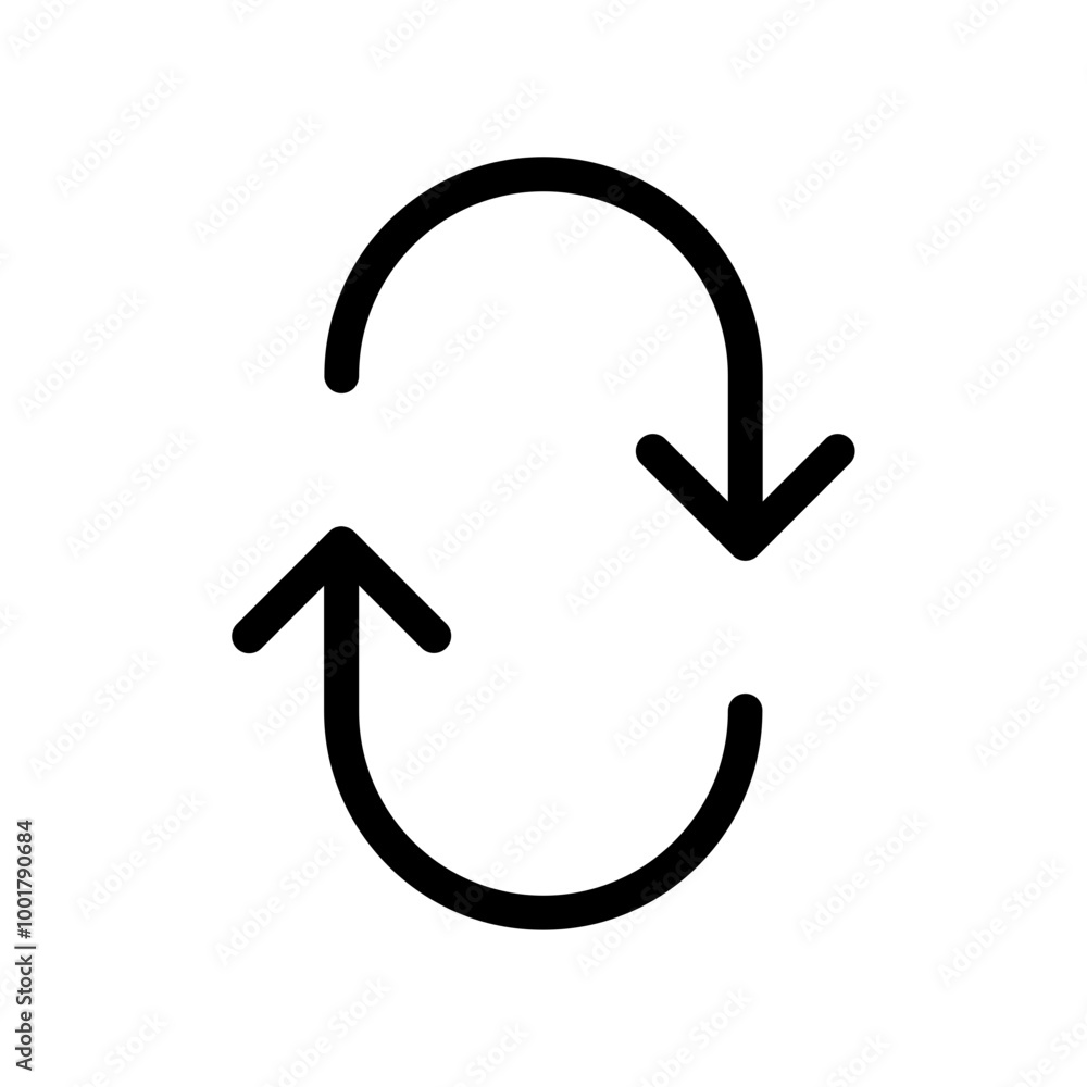 Refresh icon, sync repeat and reload arrow icon symbol convert button sign
Refresh icon, sync repeat and reload arrow icon symbol convert button sign