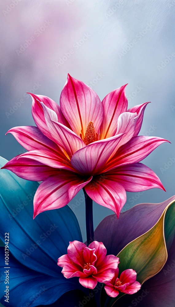 Fototapeta premium pink lotus flower