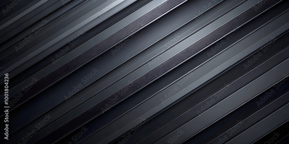 Dark abstract metallic smooth background with diagonal lines. Background with geometric lines. Dark abstract metallic smooth background with diagonal lines. Background with geometric lines.