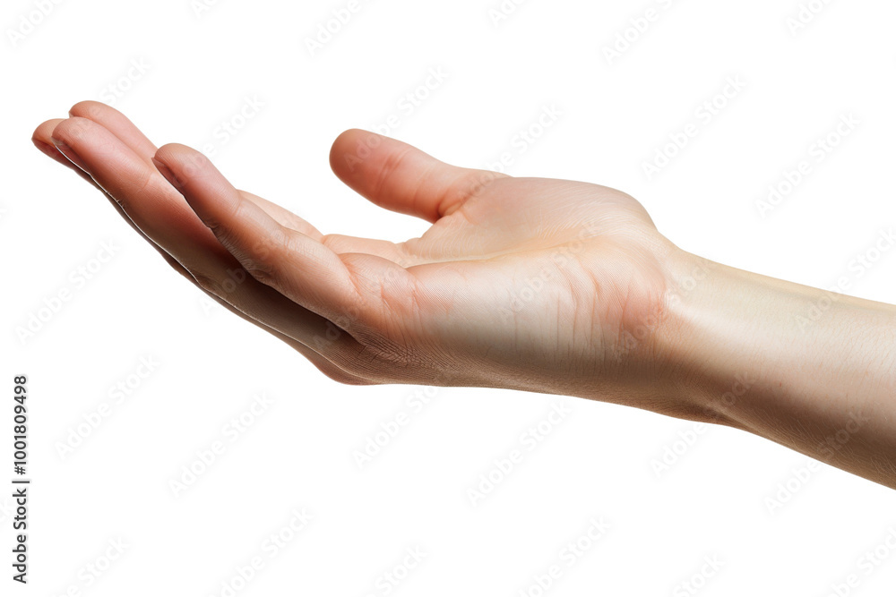 Transparent Hand Reaching Out - An Open Palm Gesture of Offering and Acceptance Transparent Hand Reaching Out - An Open Palm Gesture of Offering and Acceptance