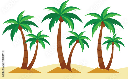 palm tree vector illustration design