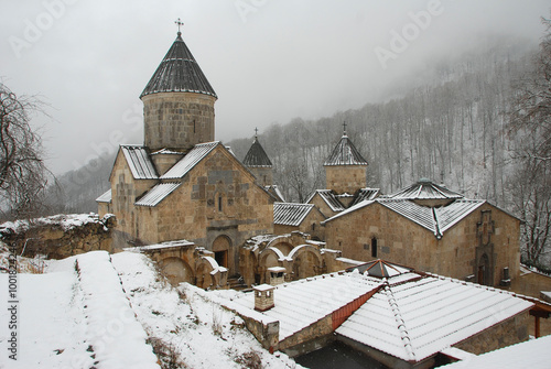 Haghartsin Monastery Armenia Winter photo