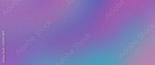 Abstract background with pink, lilac, blue, purple gradient, grain, grunge noise, spots, website banner design, copy space