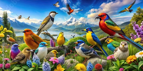 Majestic Birds of the North in Their Natural Habitat: A Stunning Display of Avian Diversity