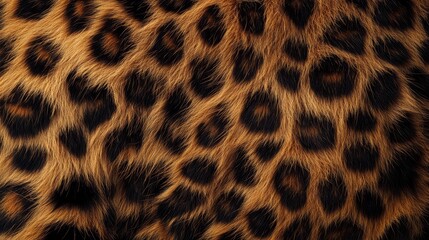 Leopard faux fur texture background. Premium fur background