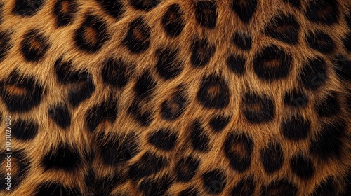 Leopard faux fur texture background. Premium fur background